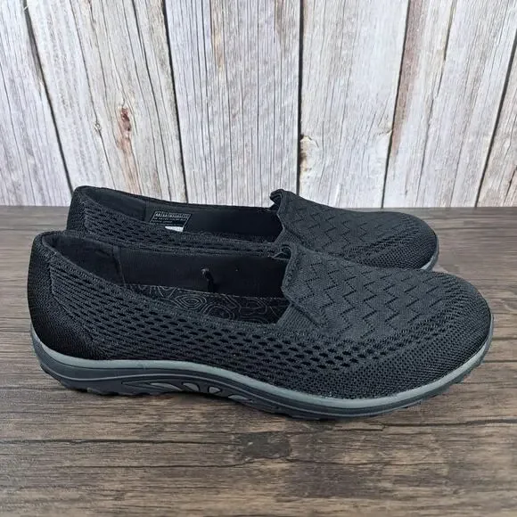 Skechers Reggae Fest 2.0 Willow Slip On Sneaker Women's Sz 6.5 Black Mesh (NWOB) - Picture 3 of 9
